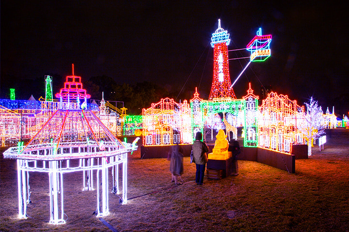 Osaka S Top Winter Illumination Osaka Castle Illuminage Osaka Metro Nine